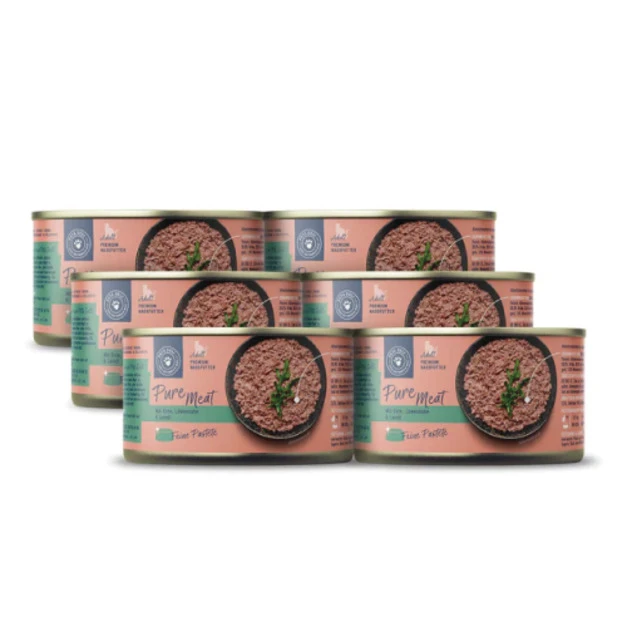Pets deli 派莉 低敏純肉貓主食罐系列-鴨肉+蒲公英 200gx6入