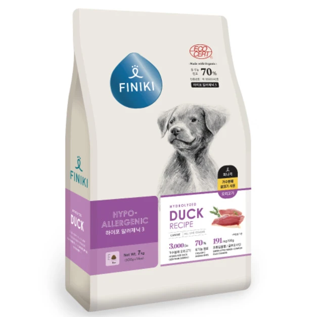Finiki 菲尼奇 犬用有機水解低敏安心餐-鴨肉 1.8kg