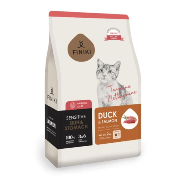 Finiki 菲尼奇 貓用舒敏護膚系列-鴨肉&鮭魚 2kg