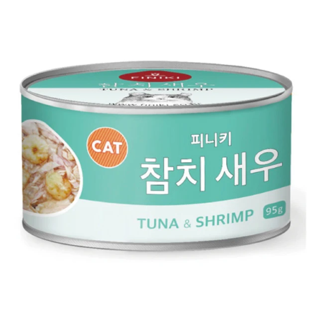 Finiki 菲尼奇 貓用爽口吃肉系列罐-鮪魚&蝦子 95g