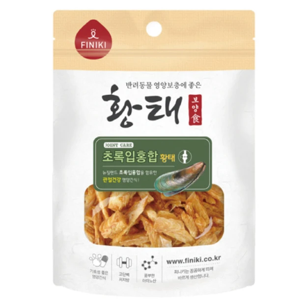 Finiki 菲尼奇 酥脆口感系列-綠唇貽貝黃線狹鱈 34g