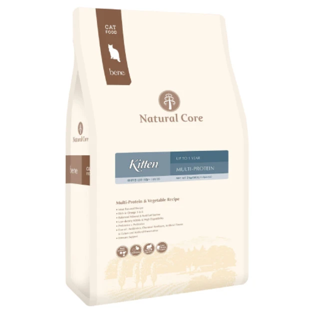 韓國 NATURAL CORE 自然核心bene低敏水解蛋白貓糧-幼貓雞肉 5kg