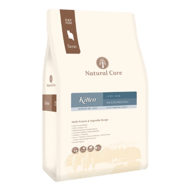 韓國 NATURAL CORE 自然核心 bene低敏水解蛋白貓糧-幼貓雞肉 2kg