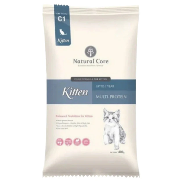 韓國 NATURAL CORE 自然核心bene低敏水解蛋白貓糧-幼貓雞肉 400g