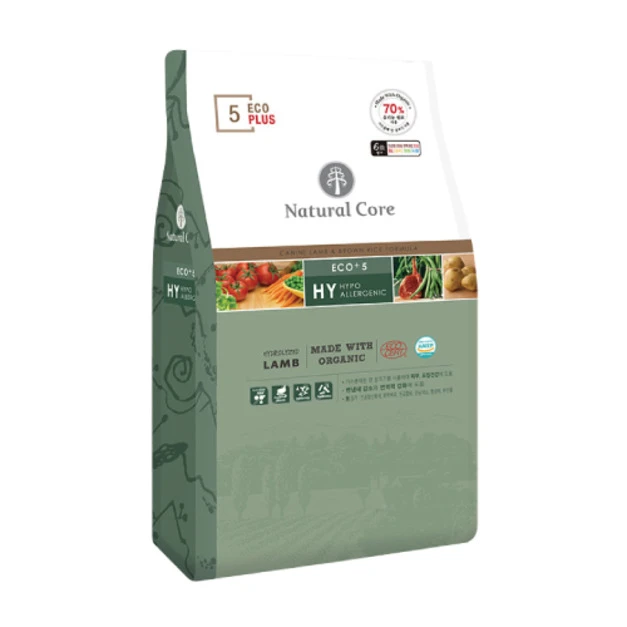 韓國 NATURAL CORE 自然核心 ECO Plus水解系列狗糧-ECO+5有機70%羊肉 2kg