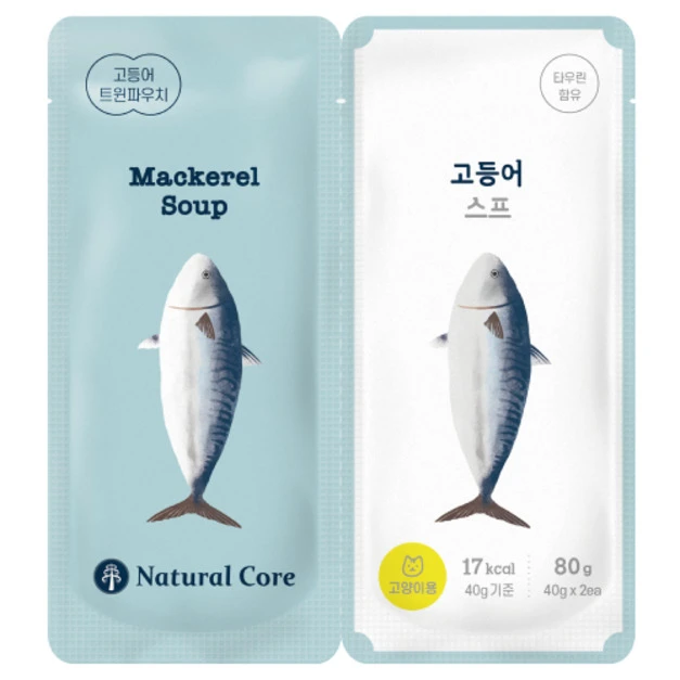 韓國 NATURAL CORE 自然核心 營養雙袋-鯖魚 40gx2入