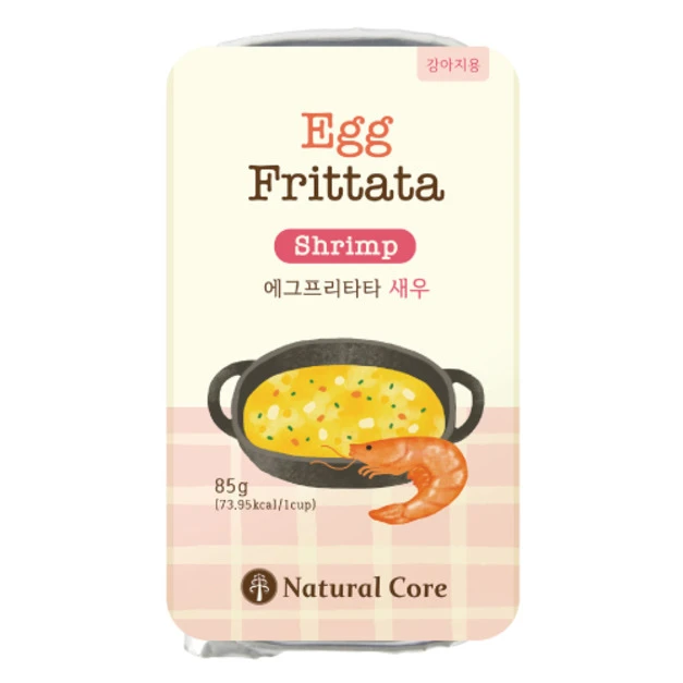 韓國 NATURAL CORE 自然核心 義式烘蛋-蝦子雞蛋 85g