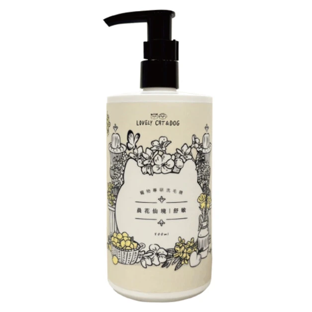 LOVELY CAT & DOG 蘿莉 寵物專研洗毛精-晨花仙境 500ml