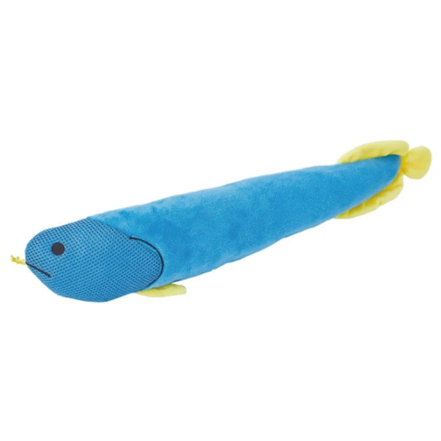 日本 Petio 貓咪網布踢踢啃咬玩具-龍魚