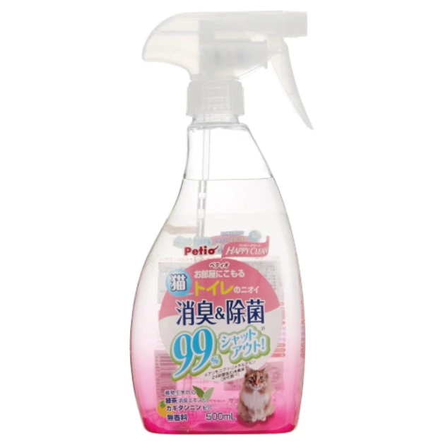 日本 Petio 猫用無香味空間除臭噴劑 500ｍl