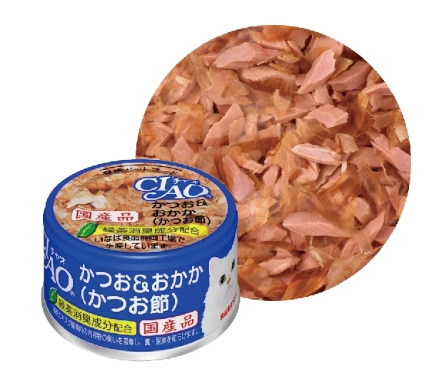 (箱售24罐入）【日本CIAO】旨定罐A10號(鰹.柴魚片)/85g