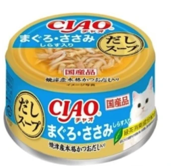 (箱售24罐入）日本 CIAO 高湯罐 /75g