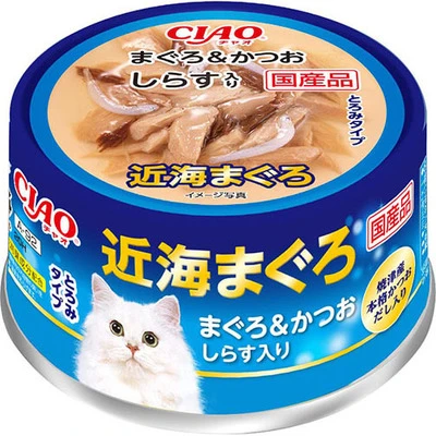 (箱售24罐入）日本CIAO 近海貓罐頭系列/85g