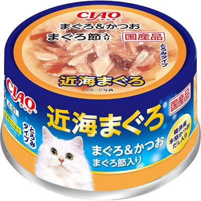 (箱售24罐入）日本CIAO 近海貓罐頭系列/85g