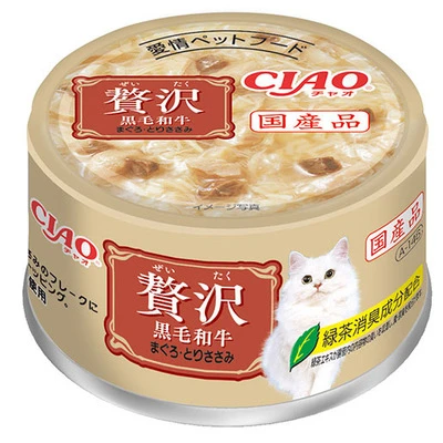 (箱售24罐入）日本CIAO 奢侈罐雞肉系列/80g