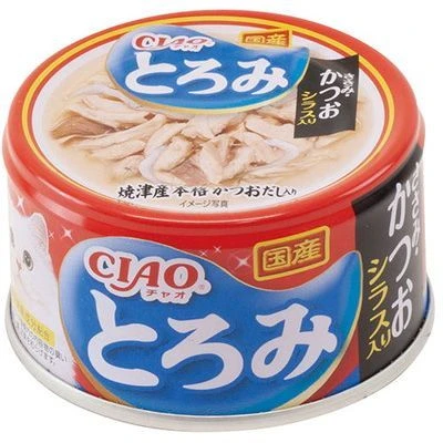 (箱售24罐入）【日本CIAO】多樂米濃湯罐 雞柳配鰹魚和銀魚