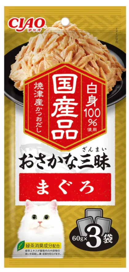 【日本CIAO】魚三昧系列 60g*3包 口味任選