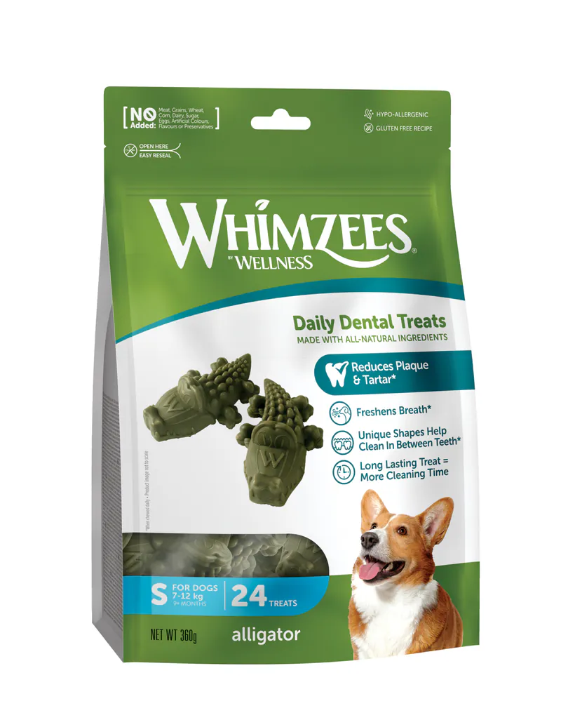 WHIMZEES 唯潔-鱷魚型牙刷潔牙骨超值包