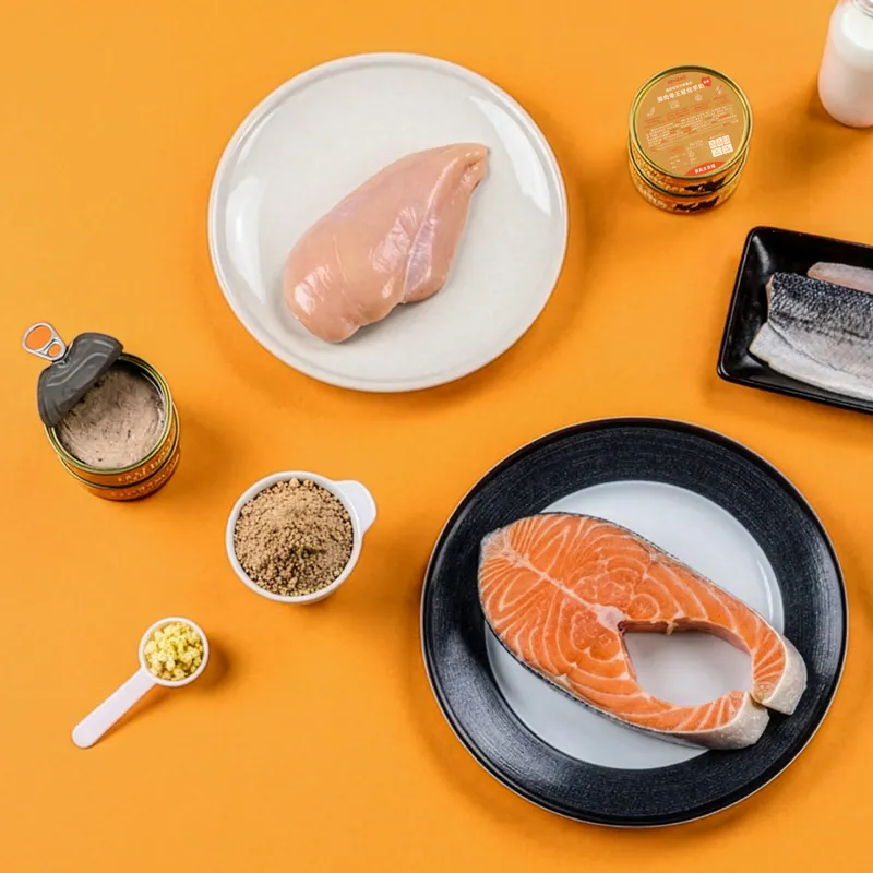 鮮肉主食罐 • 雞肉帝王鮭佐羊奶慕斯(6入組）