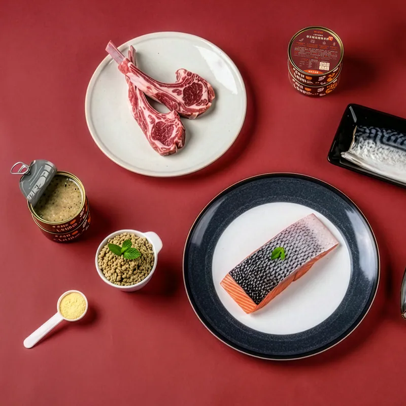 鮮肉主食罐 • 帝王鮭佐鱈魚羊肝(6入組）