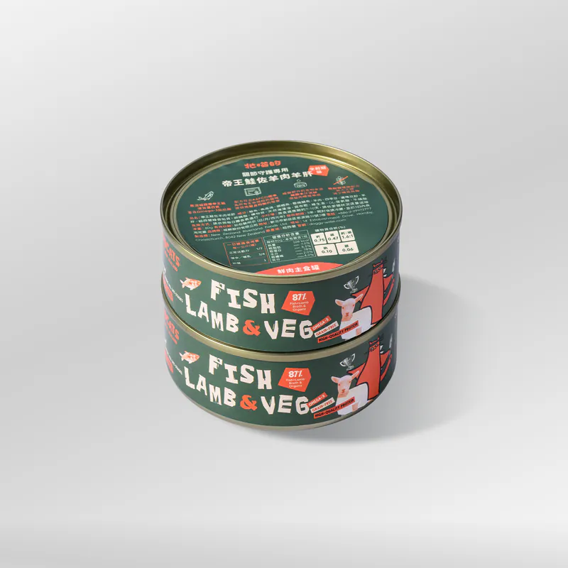鮮肉主食罐 • 帝王鮭佐羊肉羊肝(6入組）
