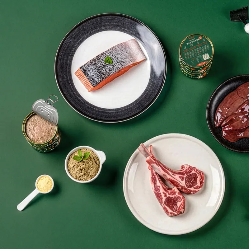 鮮肉主食罐 • 帝王鮭佐羊肉羊肝(6入組）