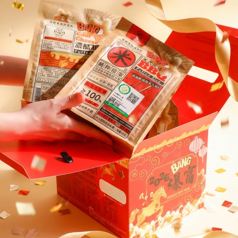送好禮│爆花富＿爆米花果4款口味4包入
