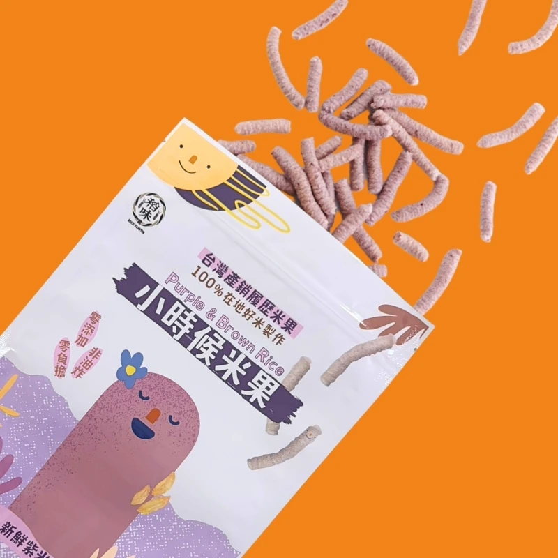 小時候米果│紫米80g/包