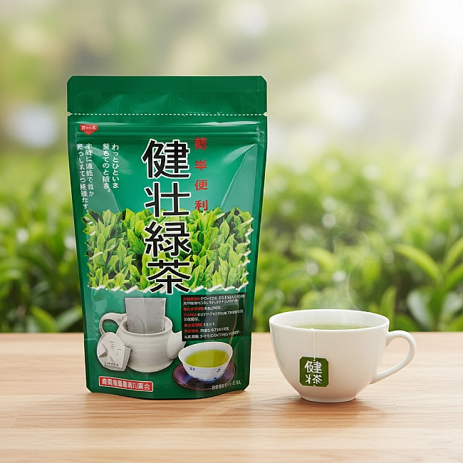 健壯綠茶
