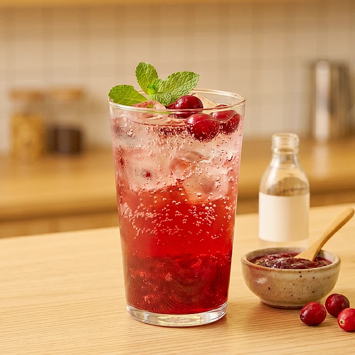 蔓越莓氣泡飲