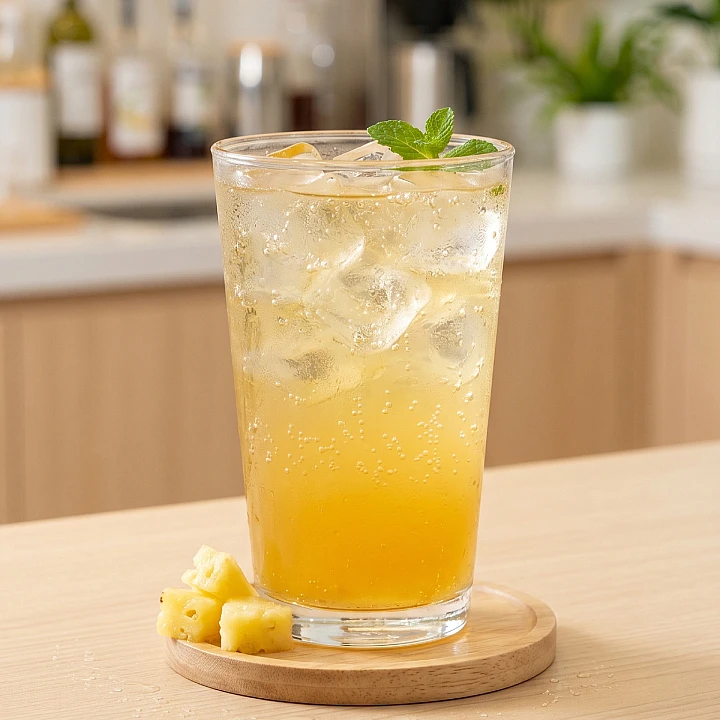 鳳梨氣泡飲