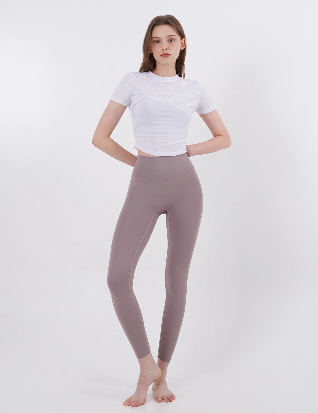 Conchwear Air Light 3D 瑜珈九分褲 香芋紫
