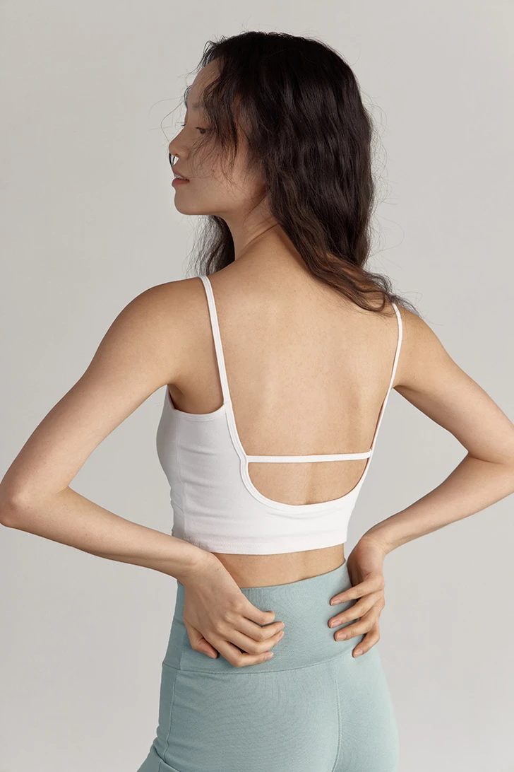 Dhyani 瑜珈美背運動內衣 白色