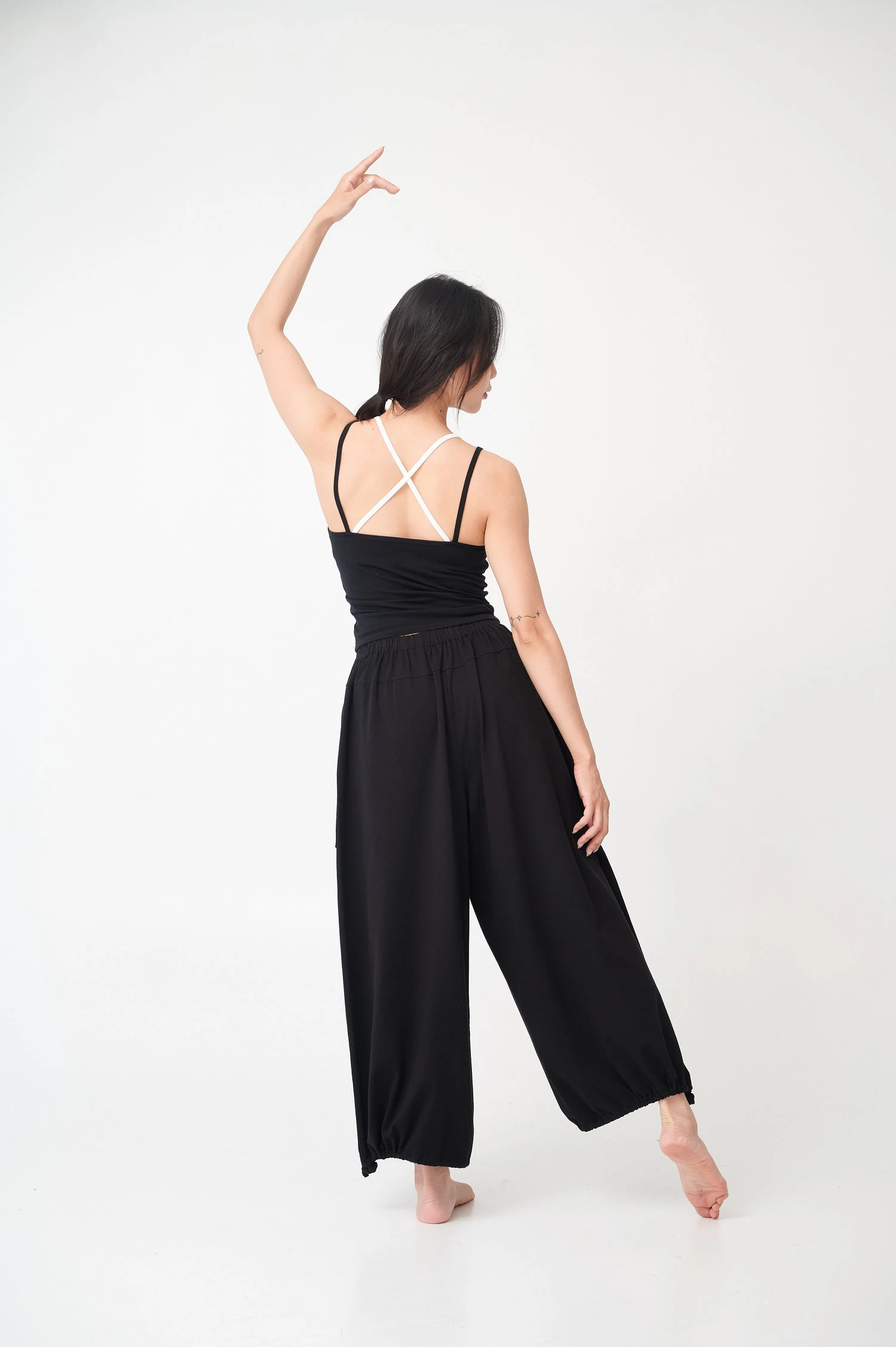 Happy yogi studio 瑜珈兩件式背心 黑色