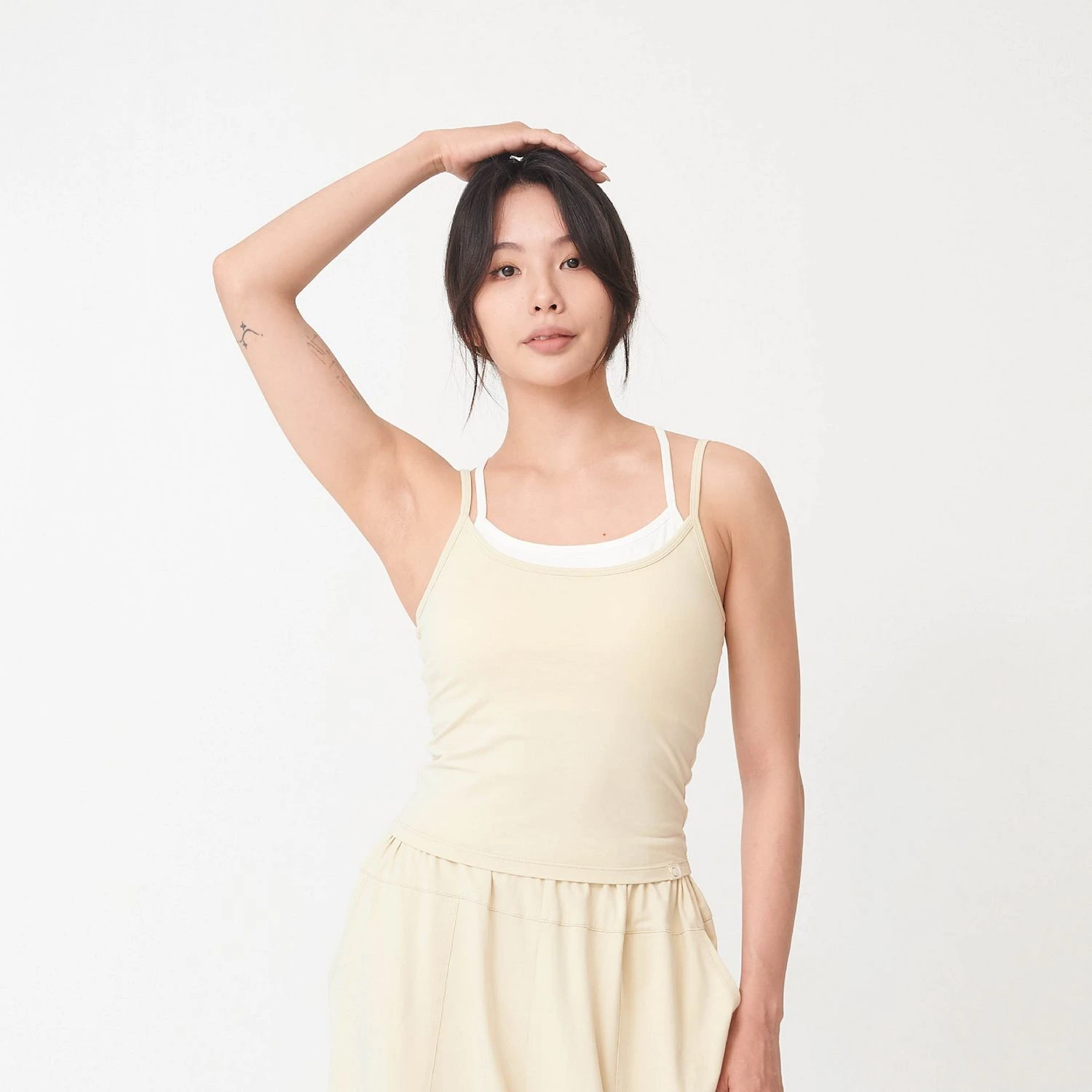 Happy yogi studio 瑜珈兩件式背心 生酪梨