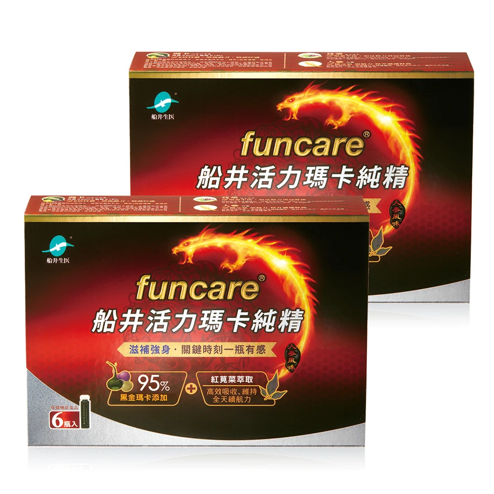 【買一送一】船井®活力瑪卡純精(6入/盒)(共2盒)