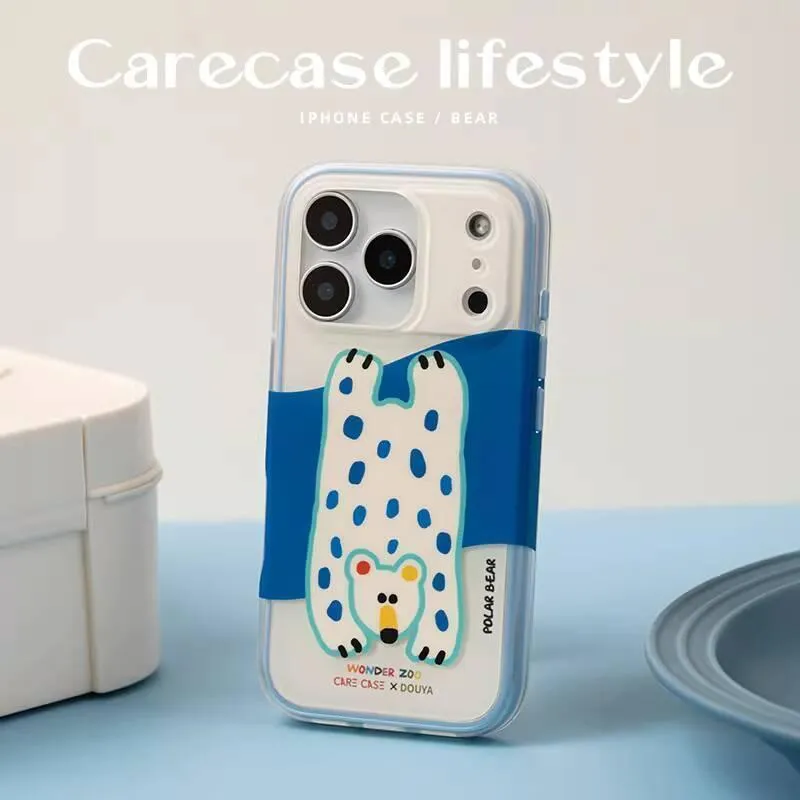 趴趴動物系列-趴趴北極熊 MagSafe iPhone 手機殼