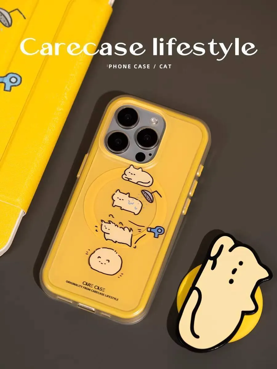 烘乾貓咪 MagSafe iPhone 手機殼