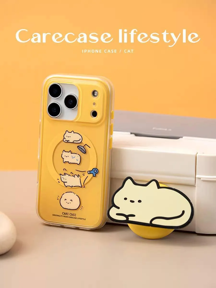 烘乾貓咪 MagSafe iPhone 手機殼