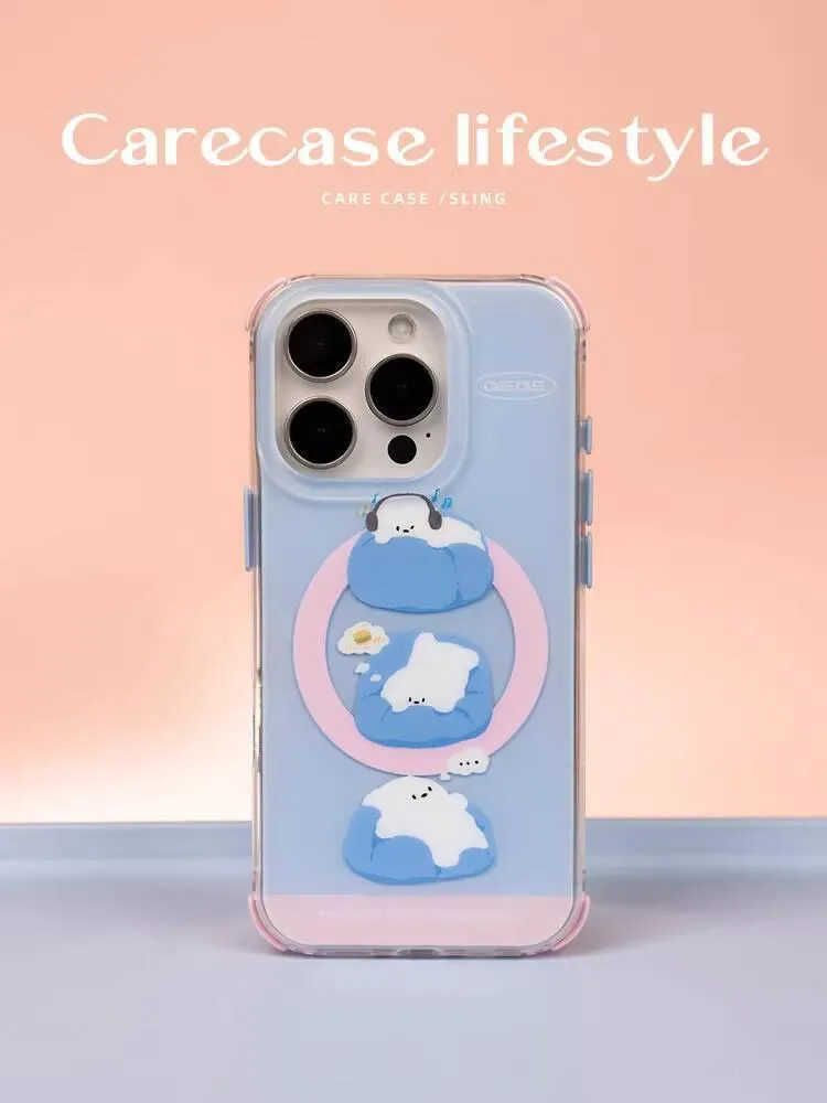 放鬆日常四角掛扣 MagSafe iPhone 手機殼