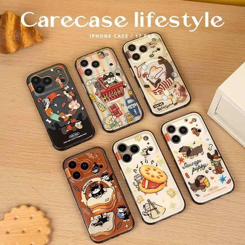 透黑彩點 MageSafe iPhone 手機殼
