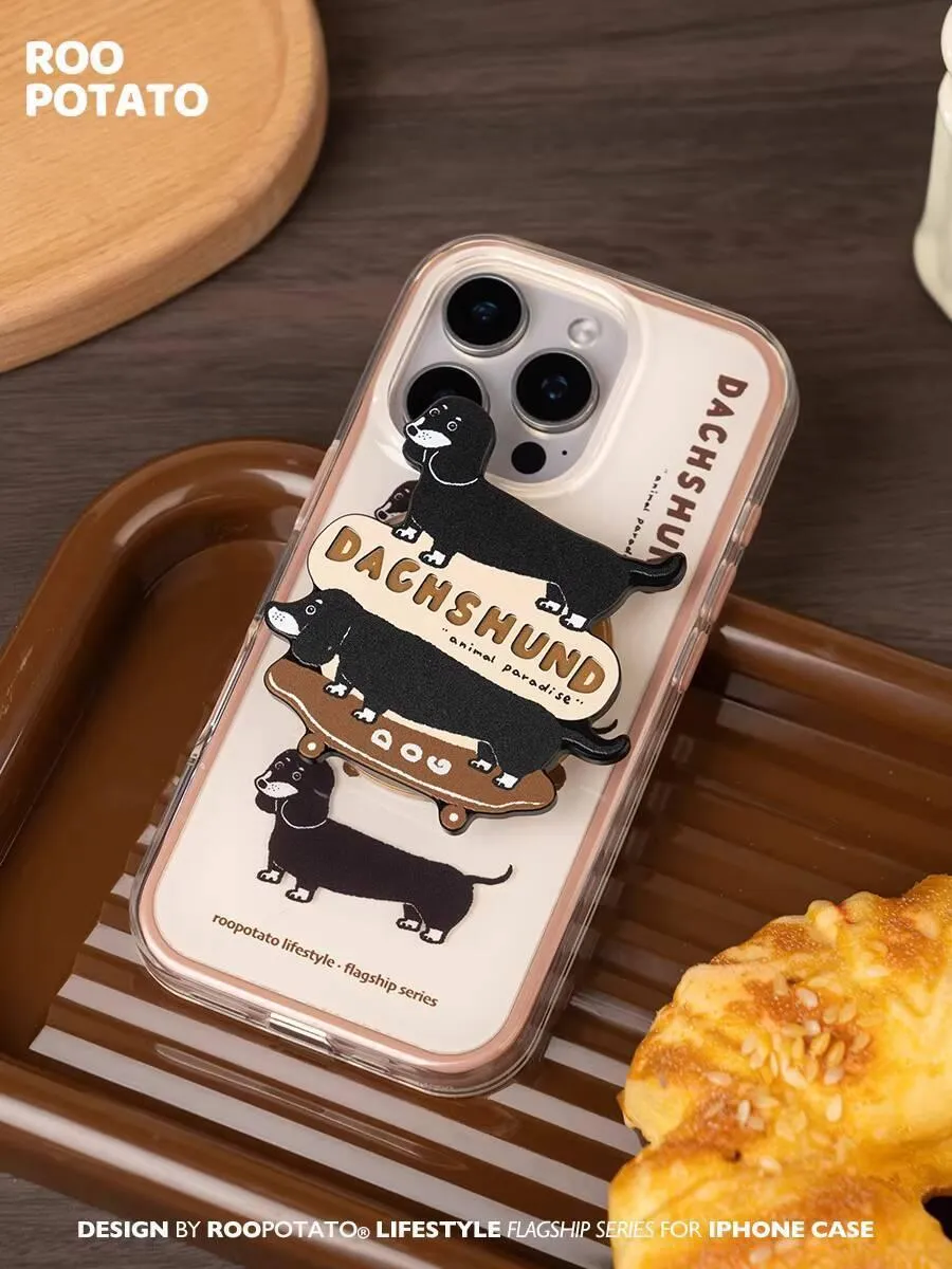 roopotato 臘腸狗狗 MagSafe iPhone 手機殼
