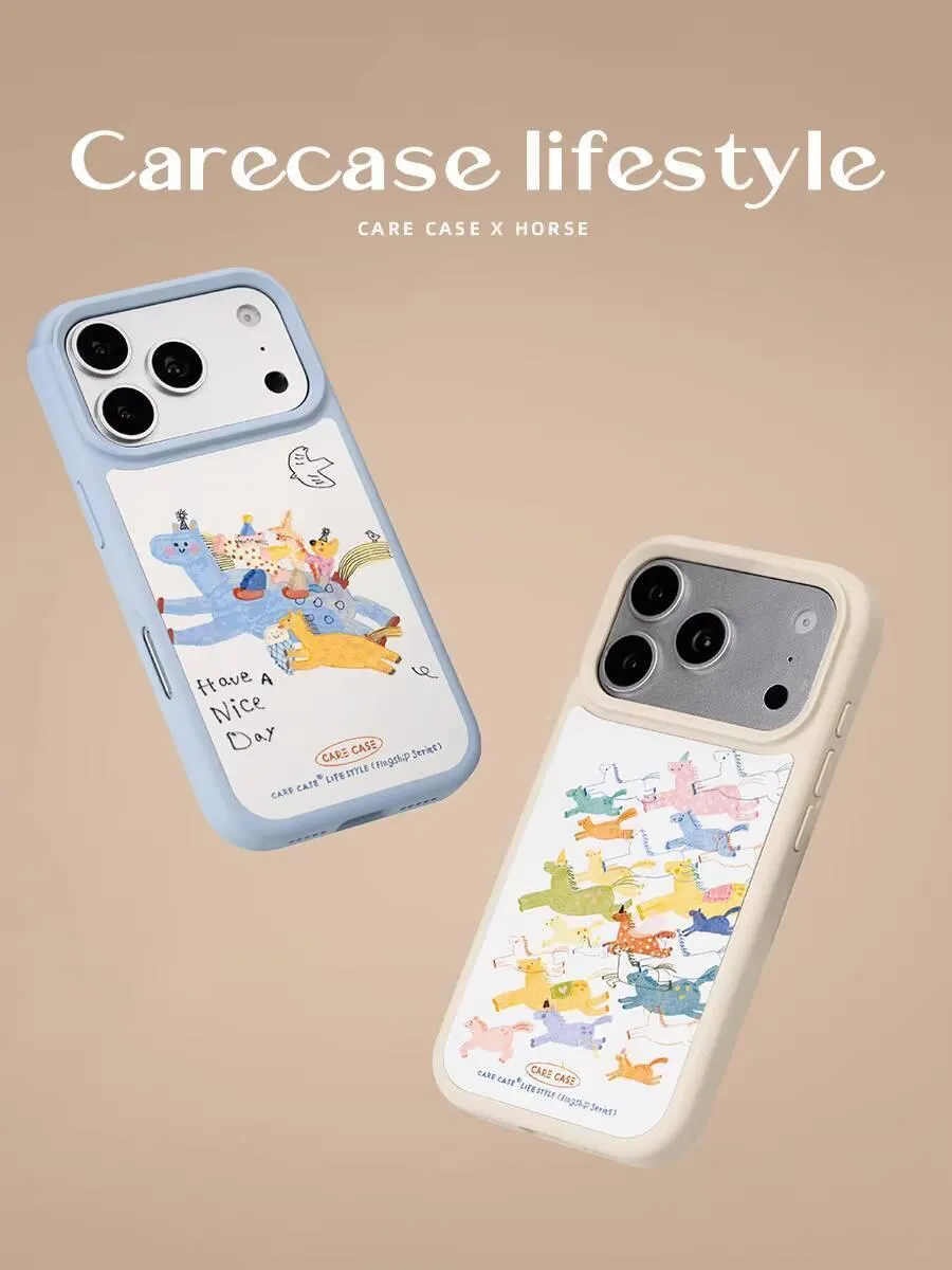 奔騰小馬系列液態矽膠 MagSafe iPhone 手機殼