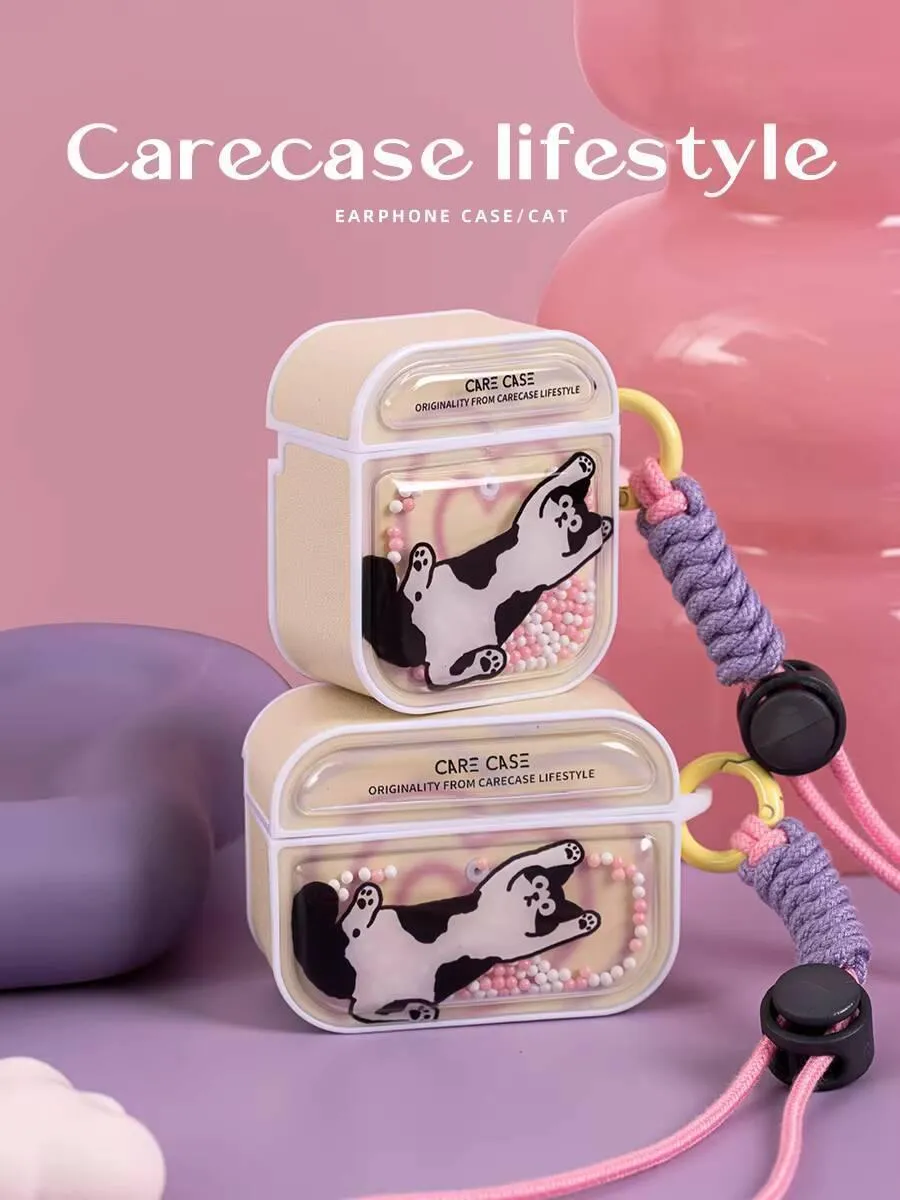 愛心貓咪 AirPods 耳機殼保護套