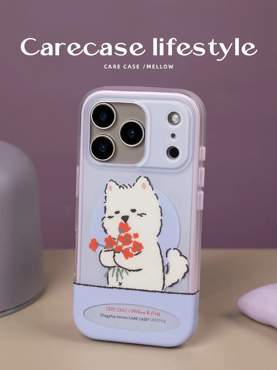 CARECASE x Mellow 聯名【紅花】MagSafe iPhone 手機殼