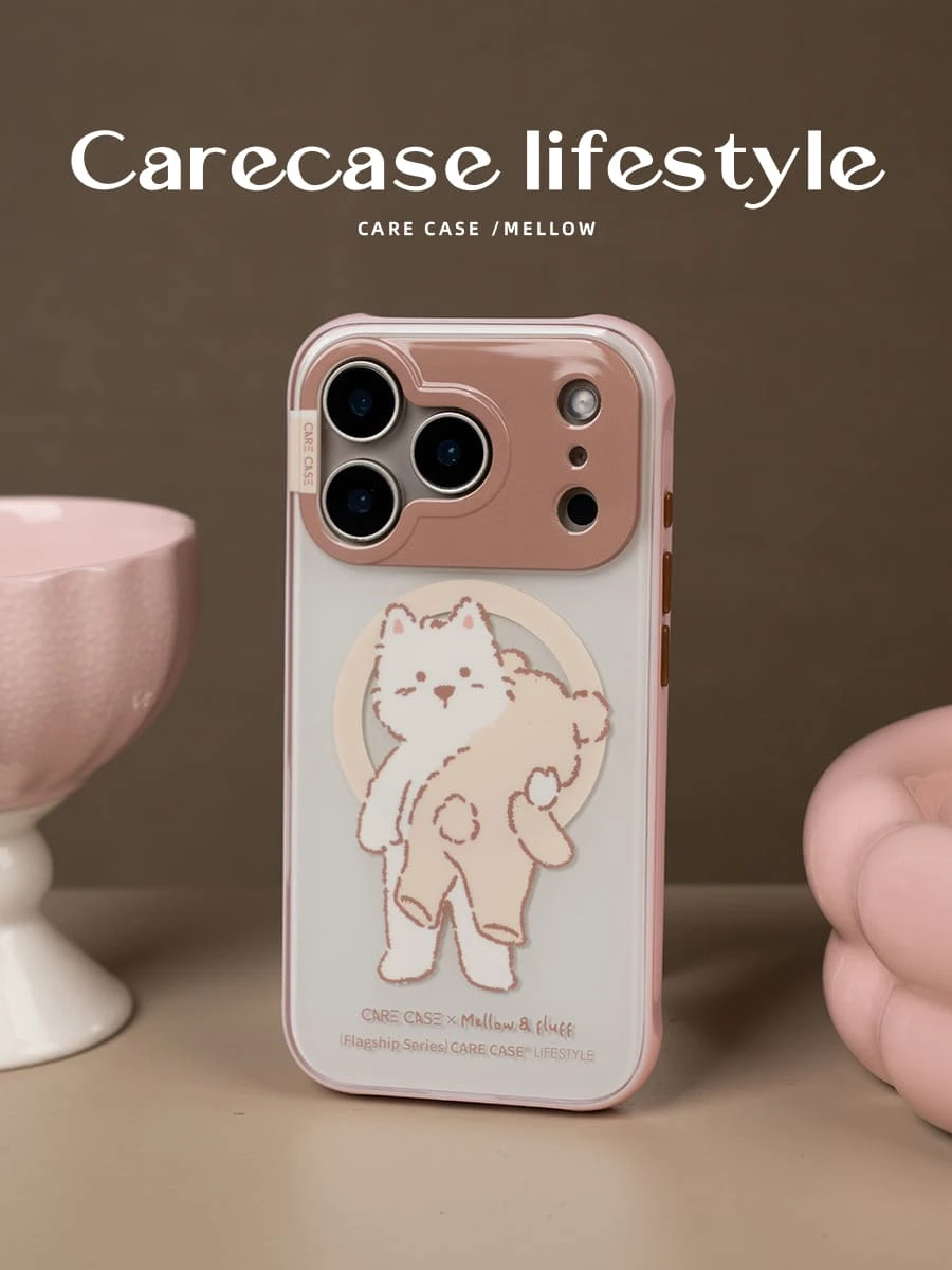 CARECASE x Mellow 聯名【抱小狗】MagSafe iPhone 手機殼