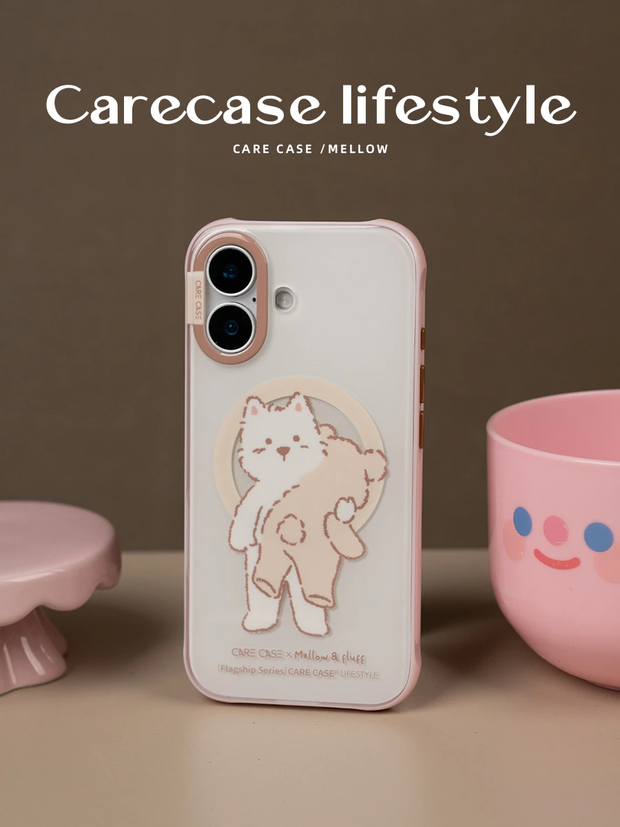 CARECASE x Mellow 聯名【抱小狗】MagSafe iPhone 手機殼