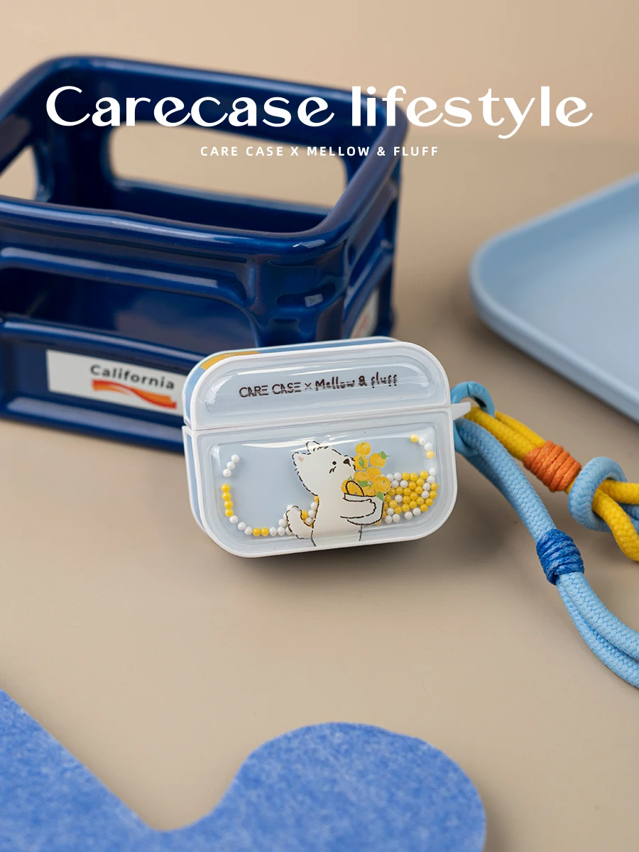 CARECASE x Mellow 聯名【心想事橙】AirPods 耳機保護殼