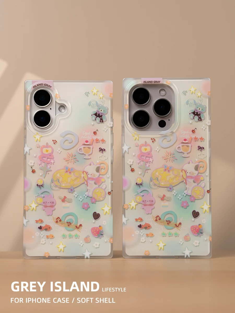 夢幻樂園 iPhone方形手機殼