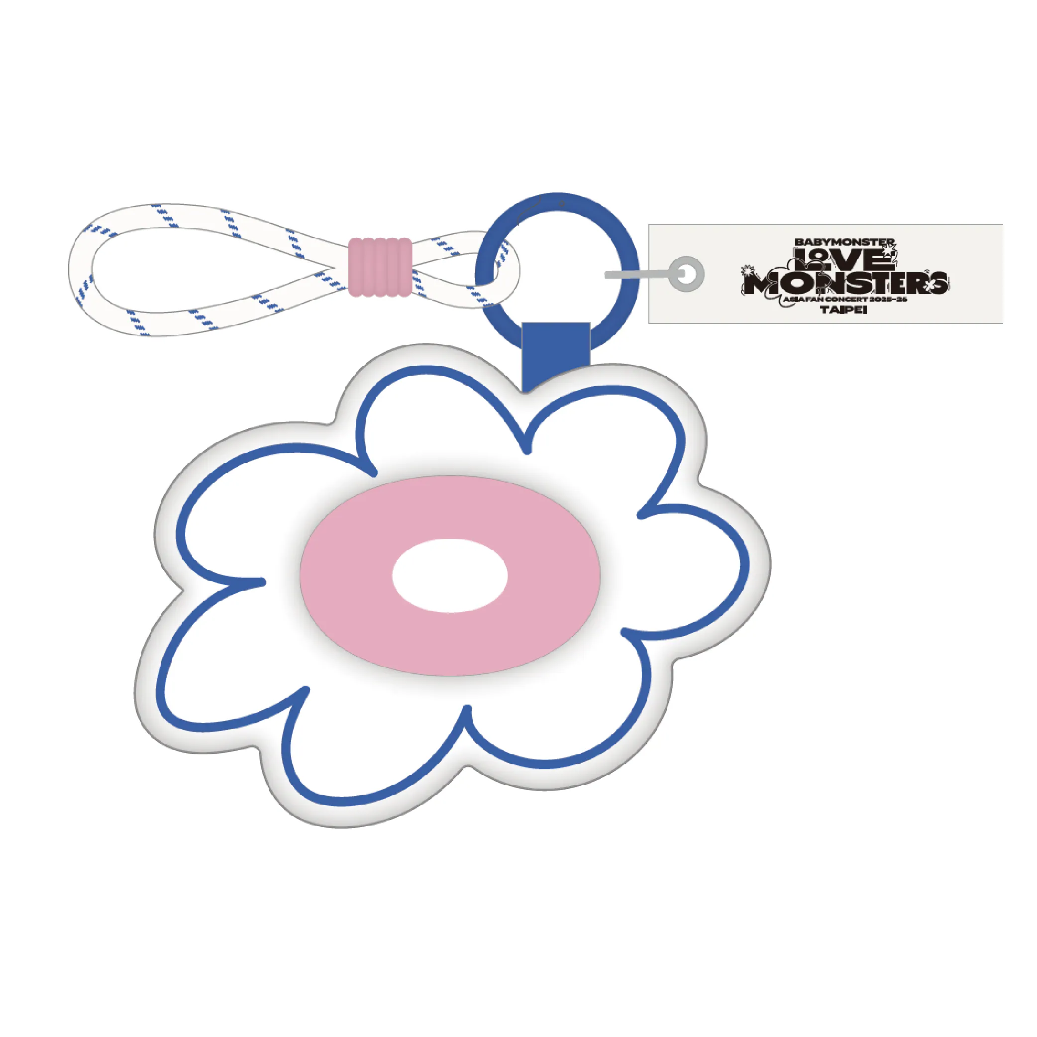 【台北限定】FLOWER BAG CHARM - BABYMONSTER LOVE MONSTERS 台北快閃